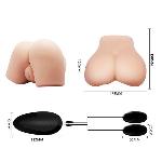 Мастурбатор - Crazy Bull Realistic Skin-Like Texture Vagina and Anal - мініатюра 2