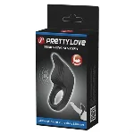 Ерекційне кільце - Pretty Love Vibrating Susanna Cock Ring Black - мініатюра 1