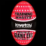 Мастурбатор - Traning Master Giant Egg Masturbator Red - мініатюра 1