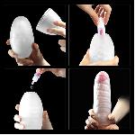 Мастурбатор - Traning Master Giant Egg Masturbator Purple - мініатюра 3
