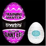Мастурбатор - Traning Master Giant Egg Masturbator Purple - мініатюра 5