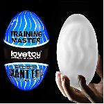 Мастурбатор - Traning Master Giant Egg Masturbator Blue - мініатюра 2