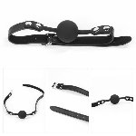 Набір БДСМ - Deluxe Bondage Kit (кляп, наручники, пір'їнка) - мініатюра 3