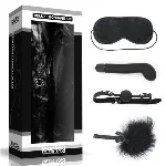 Набір БДСМ - Deluxe Bondage Kit (маска, вібратор, кляп, пір'їнка) - мініатюра 1