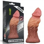 Фалоімітатор - Dual-Layered Silicone Plug 7" Brown - мініатюра 1