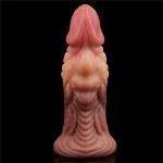 Фалоімітатор - Dual-Layered Silicone Plug 7" Brown - мініатюра 2