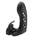 Насадка на палець - Pretty Love Vance Honey Finger Vibrator Black - мініатюра 3