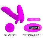 Вібратор - Pretty Love Remote Control Massager Purple - мініатюра 7