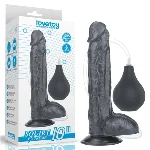 Фалоімітатор - Squirt Extreme Dildo 10" Black - мініатюра 1