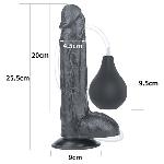Фалоімітатор - Squirt Extreme Dildo 10" Black - мініатюра 3