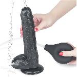 Фалоімітатор - Squirt Extreme Dildo 10" Black - мініатюра 4
