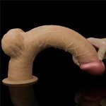 Фалоімітатор - Dual-Layered Handle Cock 12.5" Flesh - мініатюра 3