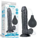 Фалоімітатор - Squirt Extreme Dildo 9" Black - мініатюра 1