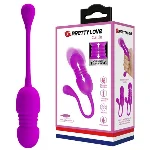 Віброяйце - Pretty Love Callie Thrusting Vibrating Egg Purple - мініатюра 1