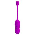 Віброяйце - Pretty Love Callie Thrusting Vibrating Egg Purple - мініатюра 2