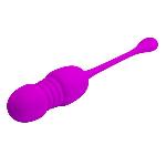 Віброяйце - Pretty Love Callie Thrusting Vibrating Egg Purple - мініатюра 3