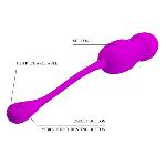 Віброяйце - Pretty Love Callie Thrusting Vibrating Egg Purple - мініатюра 4