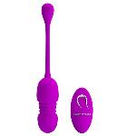 Віброяйце - Pretty Love Callieri Thrusting Vibrating Egg Purple - мініатюра 2