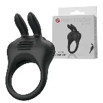 Ерекційне кільце - Pretty Love Davion Penis Ring Black - мініатюра 1