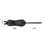 Вібростимулятор - Pretty Love Rosalie Vibro Stimulator Black - мініатюра 5