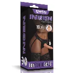 Страпон з вібрацією - Ingen Easy Strap-On Set 7.5" With Vibration - мініатюра 1