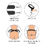 Страпон з вібрацією - Ingen Easy Strap-On Set 7.5" With Vibration - мініатюра 3