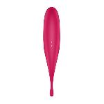 Вакуумний кліторальний стимулятор - Satisfyer Twirling Pro Red - мініатюра 2