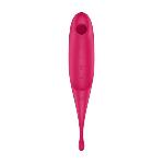Вакуумний кліторальний стимулятор - Satisfyer Twirling Pro Red - мініатюра 3