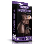 Страпон - Ingen Easy Strap-On Set 7" Black - мініатюра 1