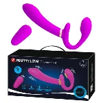 Страпон - Pretty Love Thunderbird Harnessfree Stimulator Purple - мініатюра 1