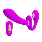 Страпон - Pretty Love Thunderbird Harnessfree Stimulator Purple - мініатюра 3