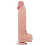 Фалоімітатор - Sliding-Skin Dual Layer Dong 14" Flesh - мініатюра 2