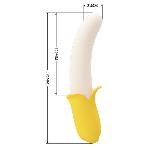 Вібратор - Pretty Love Banana Geek Vibrator - мініатюра 4