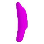 Вібронасадка на палець - Pretty Love Delphini Fingering Vibrator Purple - мініатюра 2