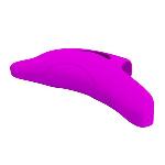 Вібронасадка на палець - Pretty Love Delphini Fingering Vibrator Purple - мініатюра 4