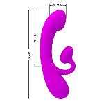 Вібратор - Pretty Love Sincere Vibrator Purple - мініатюра 5