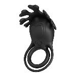Ерекційне кільце - Pretty Love Vibrant Penis Ring Ruben Black - мініатюра 2