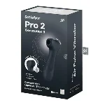 Кліторальний стимулятор - Satisfyer Pro 2 Generation 3 With Liquid Air Black Bluetooth/(App) - мініатюра 1