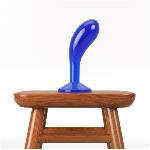 Анальна пробка - Flawless Clear Prostate Plug 6" Blue - мініатюра 4