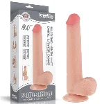 Фалоімітатор - Sliding-Skin Dual Layer Dong 9" Flesh - мініатюра 1