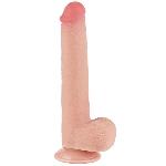 Фалоімітатор - Sliding-Skin Dual Layer Dong 9" Flesh - мініатюра 2