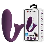Вібратор - Pretty Love Jayleen Stimulator Dark Purple (App) - мініатюра 1