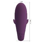 Вібратор - Pretty Love Jayleen Stimulator Dark Purple (App) - мініатюра 3