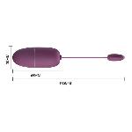 Віброяйце - Pretty Love Nymph Vibrating Egg Dark Purple (App) - мініатюра 3