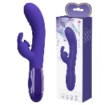Вібратор - Pretty Love Cerberus Licking Vibrator Blue - мініатюра 1