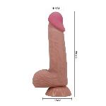 Фалоімітатор - Pretty Love Sliding Skin 8.1" Latin - мініатюра 3