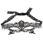 Маска на очі - 2480263 Cottelli Collection Mask Black - мініатюра 3