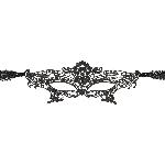 Маска на очі - 2480263 Cottelli Collection Mask Black - мініатюра 4