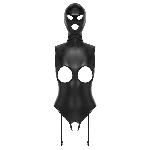 Боді з маскою - 2480484 Bad Kitty Body & Mask, black L - мініатюра 6