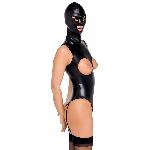 Боді з маскою - 2480484 Bad Kitty Body & Mask, black L - мініатюра 4
